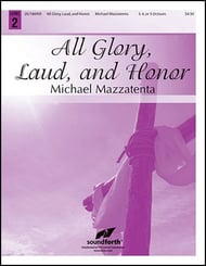All Glory Laud and Honor Handbell sheet music cover Thumbnail